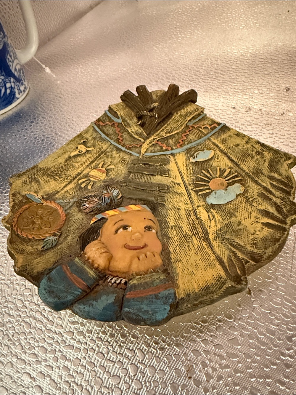 Vintage Popular Imports Resin Decorative plate